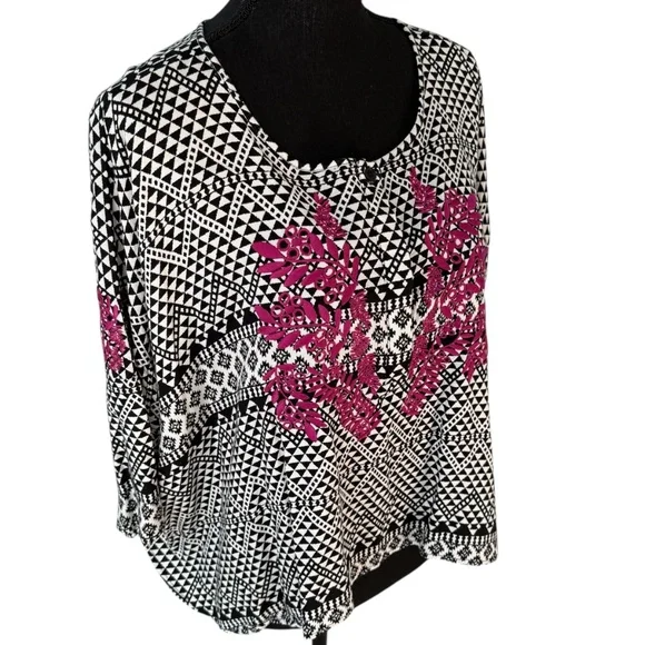 MAEVE Anthropologie Southwestern-Inspired Top, Size Small - Picture 7 of 8